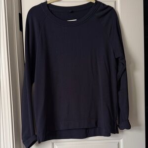 Lou & Grey Dark Gray Crewneck Pullover